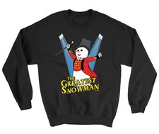 Kids Christmas Sweater The Greatest Snowman Showman 3/4 or 5/6 Yrs Jumper Gift