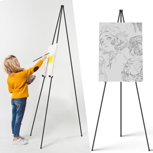 Metal studio easel display art - easel,
