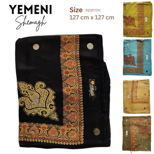 Yemeni embroidered shemagh - yemeni,