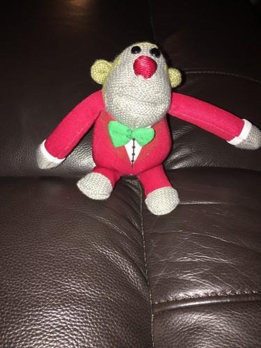 Tips tea knitted monkey - pg,