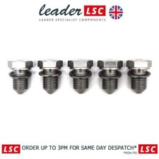 5x Oil Pan Sump Plugs Seat