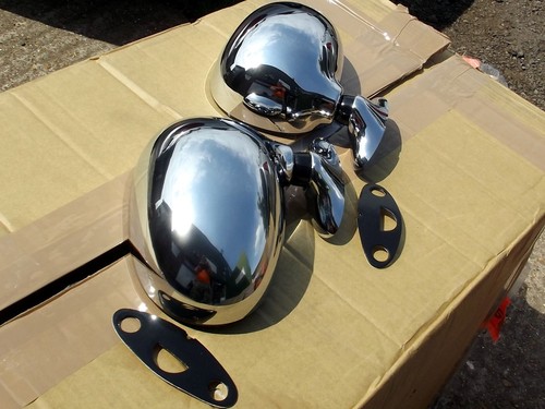 Chrome door wing - , mirror