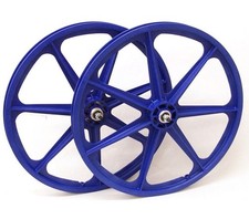 Skyway Tuff Wheels 24 Inch Pair Old School BMX Black Blue Red White Yellow