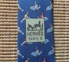 Hermès 100% silk tie