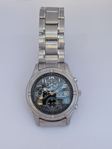 Citizen wr100 chronograph - citizen, mens