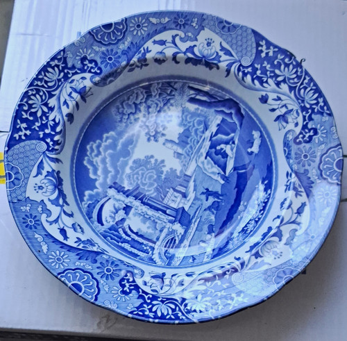 Spode blue white ceramic - spode, &