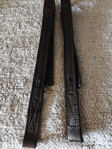 Brown stirrup leathers single - stirrup,