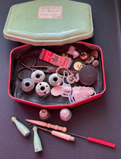 Vintage Tin of Sewing
