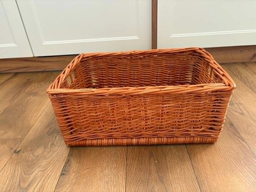 Small wicker storage box - storage,