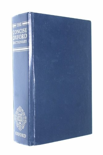 The concise oxford - the, dictionary