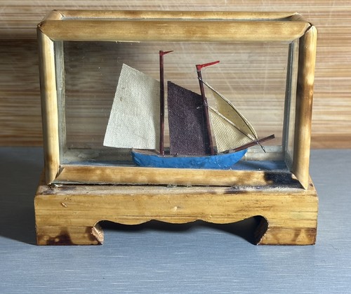 Miniature model sailing boat - miniature,