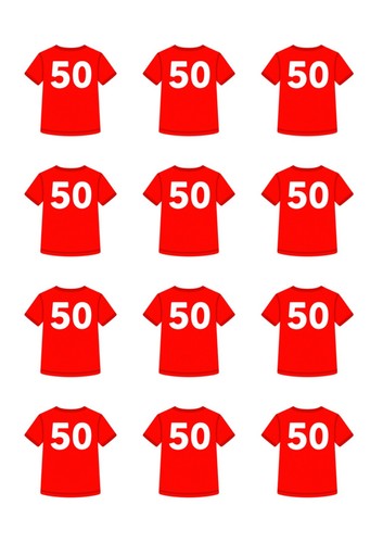50th parkrun shirt 12 x - parkrun, t-shirt