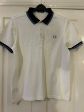 White Fred Perry Polo Shirt