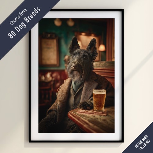 Funny dog drinking - drinking, at