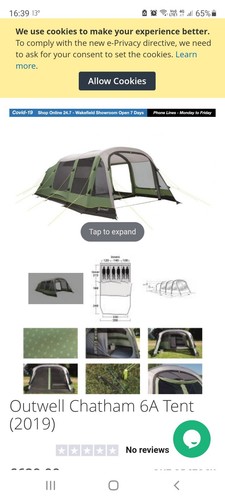 Outwell chatham tent - outwell, tent,
