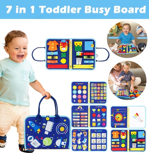 Kid busy board for toddler - board,