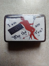 Antique Victorian Silver Vesta / Match Box 1888 Birmingham Horton & Allday