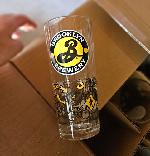 Brooklyn brewery logo pint - brewery,