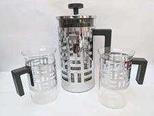 BODUM EILEEN CAFETIÈRE +2 Cups COFFEE  MAKER FRENCH PRESS 1.0L Art Deco VGC 