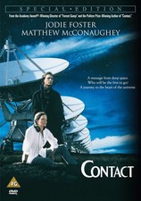 Contact DVD (1998) Jodie Foster, Zemeckis (DIR) cert PG FREE Shipping, Save £s