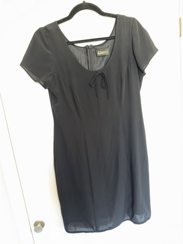 Debut black chiffon shift - black,