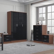 Bedroom Set - 3DR Plain + Tall