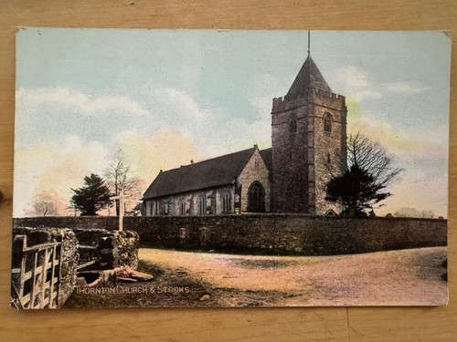 Postcard thornton church - postcard,