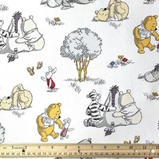 Disney Winnie The Pooh Togetherish Sort Of Day 100% Cotton Fabric Tigger Eeyore