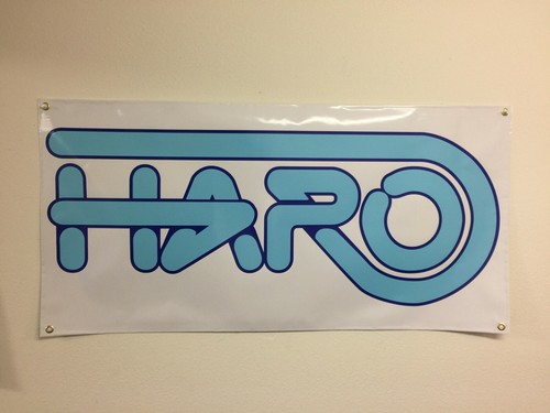 Old school haro banner - old,
