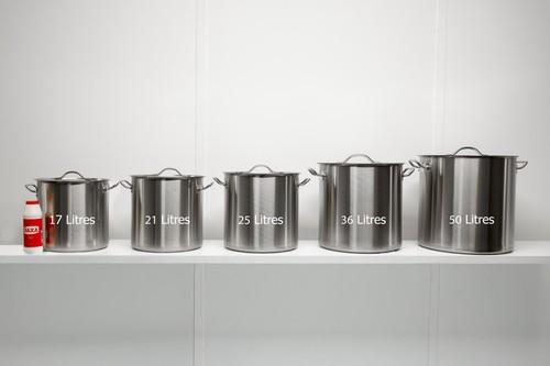 Large deep stainless steel - deep,