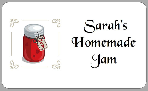 Jam pot jar stickers - pot,
