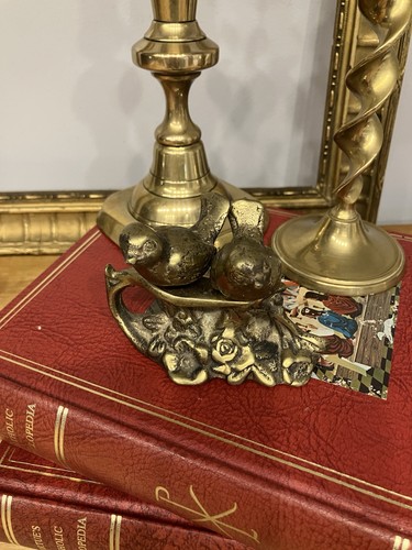 Heavy brass birds branch - heavy,