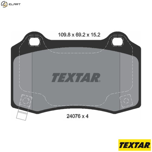 Brake pad set disc - brake,
