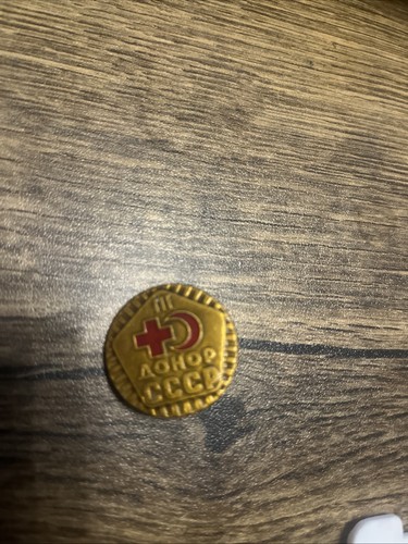 Vintage ussr red cross - red,