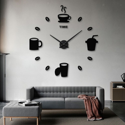Diy wall clock - clock, large