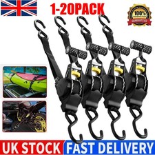Automatic Retractable Ratchet Strap Heavy Duty Car Trailer Tie Down Strap Black