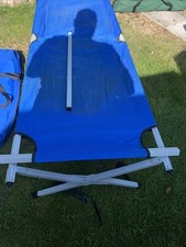 Single Camping Bed/Cot  blue