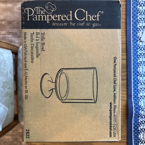 Pampered chef trifle bowl - trifle,
