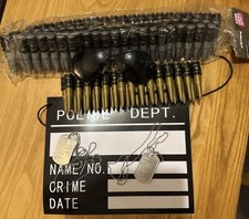 Police Bullet Belts Glasses