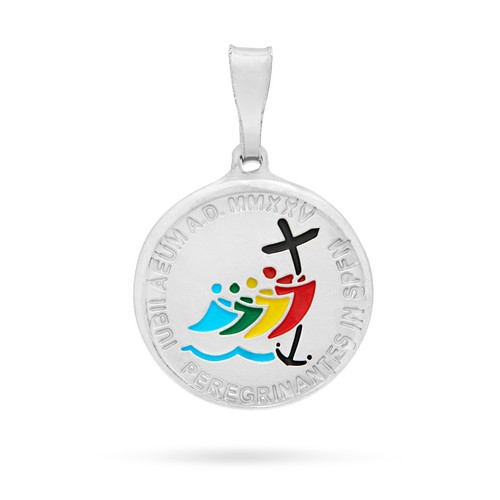 Sterling silver medal with - sterling,