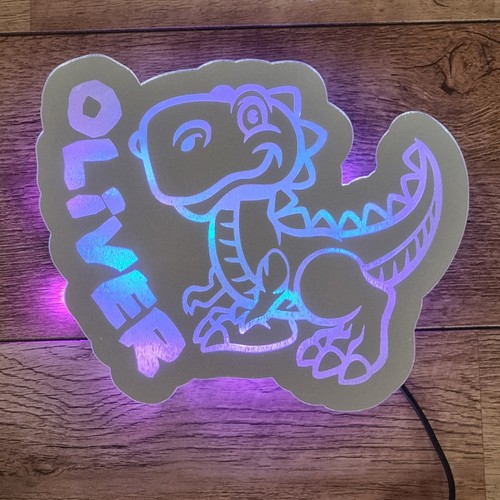 Dinosaur rainbow led light - light, up