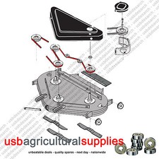 COUNTAX WESTWOOD 42" IBS DECK BELT AA120 22870000 NEXT DAY DELIVERY