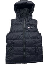 Berghaus Black Hooded Padded Puffer Gilet Age 11-12 Bodywarmer Boys Girls