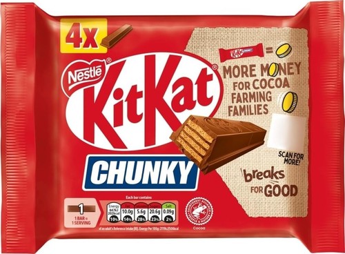Kitkat chunky milk chocolate - kitkat,
