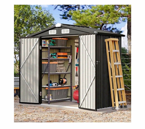 Aoxun 6x4ft metal - 6x4ft, garden