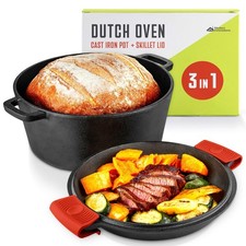3-in-1 Dutch Oven & Skillet