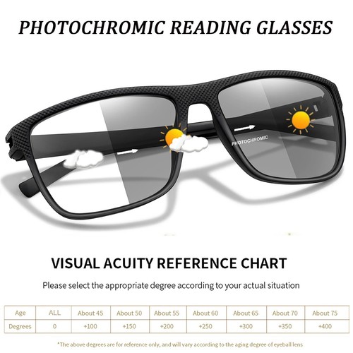 Oversized photochromic reading - photochromic,