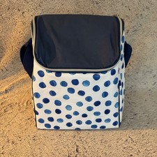 Blue Spotty Cool Bag With