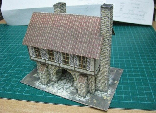 Card paper model kit - card, orel