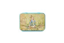 Beatrix Potter Wildflowers Seed Ball Tin Collection Peter Rabbit Blue & White